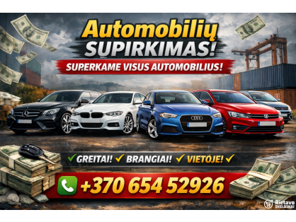  Geromis kainomis perkame AUTOMOBILIUS